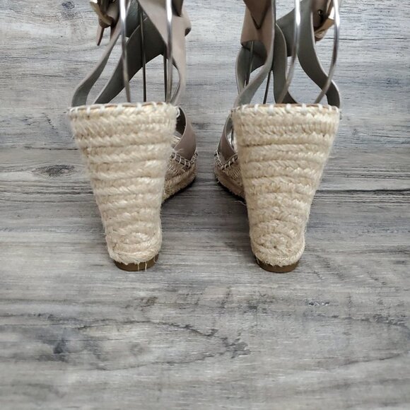 Joie Kaelyn Espadrille Strappy Open Toe Wedge Heel Sandal - Picture 8 of 15